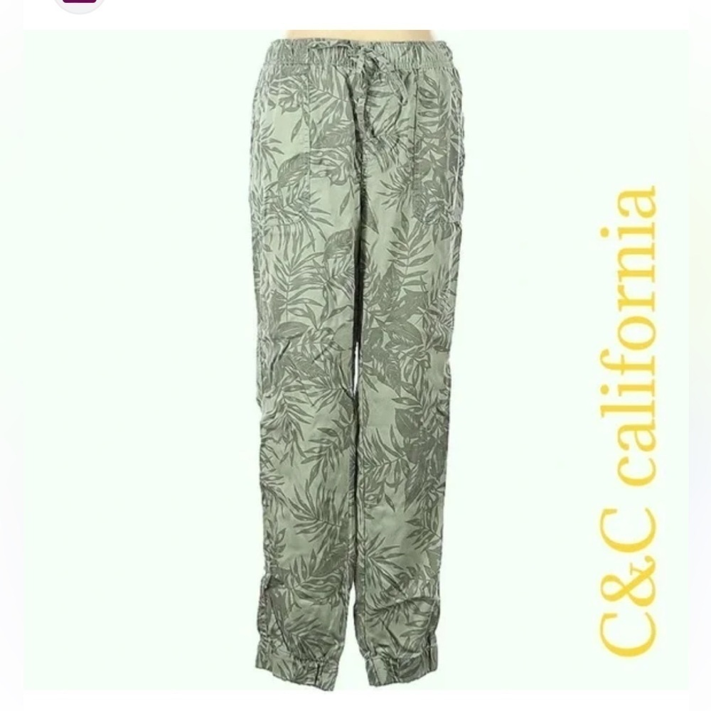 C&C California Palm Tree Cotton Joggers